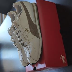 Puma Turin Sneakers (White/Gray/Beige)